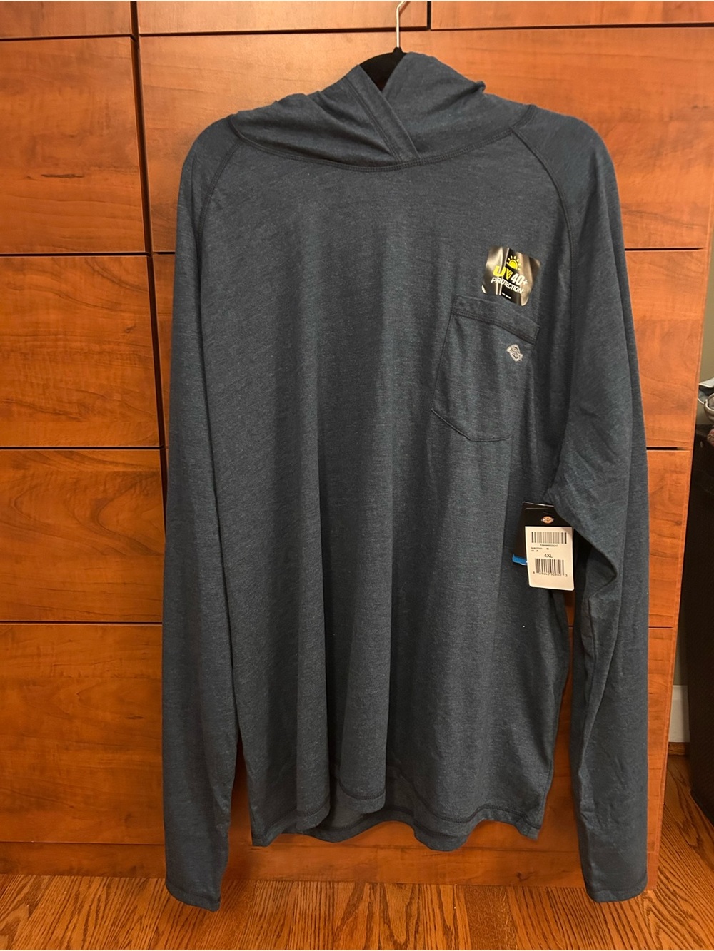 NWT Dickies Cooling Performance Hooded Sun Shirt UPF 40+ 4XL